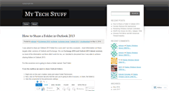 Desktop Screenshot of mytechstuff.info