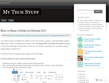 Tablet Screenshot of mytechstuff.info